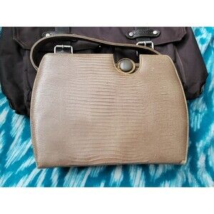 Vintage Original by Caprice Tan Woman's Purse Handbag 10" x 8" x 3"